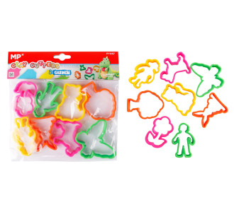 MP σετ καλούπια πλαστελίνης PY057, garden, 3+ ετών, 8τμχ