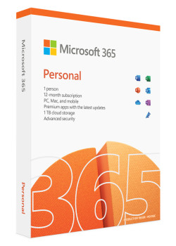 MICROSOFT Office 365 Personal QQ2-01897, English, medialess P10, 1 έτος