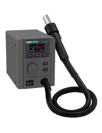 QUICK σταθμός θερμού αέρα QUICK857 Pro με air gun, 580W, 100-500 °C