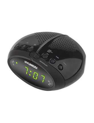 HYUNDAI επιτραπέζιο ρολόι & ραδιόφωνο RAC213B με ξυπνητήρι, μαύρο HYUNDAI επιτραπέζιο ρολόι & ραδιόφωνο RAC213B με ξυπνητήρι, μαύρο