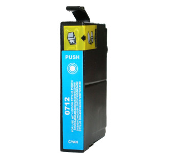 Συμβατό InkJet για Epson No 712, 13ml, κυανό