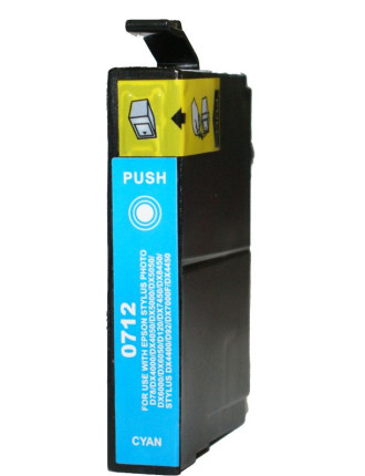 Συμβατό InkJet για Epson No 712, 13ml, κυανό