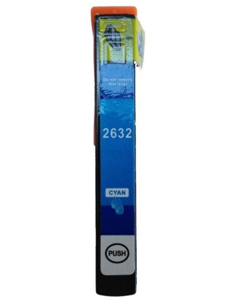 Συμβατό Inkjet μελάνι για Epson, T2632, κυανό
