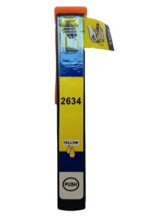 Συμβατό Inkjet μελάνι για Epson, T2634, κίτρινο