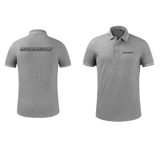 ROCKROSE t-shirt με γιακά τύπου Polo RMS02, γκρι, ΧL