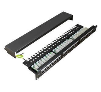 PULSAR patch panel RP-F24V6, 19"/1U, 24-port, FTP Cat 6