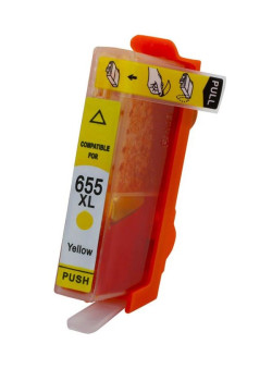 Συμβατό Inkjet για HP, 655, 14.6ml, κίτρινο