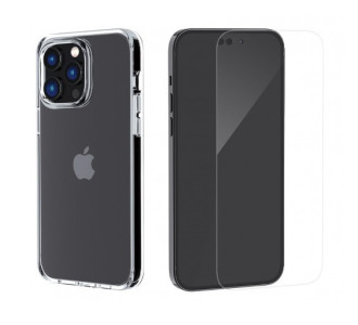 ROCKROSE θήκη & tempered glass 2.5D Premium για iPhone 14 Plus, διάφανο