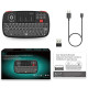 RIITEK ασύρματο mini πληκτρολόγιο i4, backlit, Bluetooth & 2.4GHz, μαύρο RIITEK ασύρματο mini πληκτρολόγιο i4, backlit, Bluetooth & 2.4GHz, μαύρο