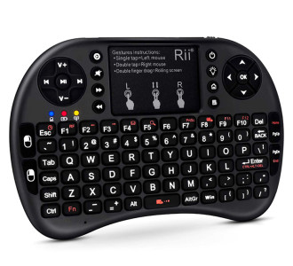 RIITEK ασύρματο πληκτρολόγιο Mini i8+ με touchpad, backlit, 2.4GHz RIITEK ασύρματο πληκτρολόγιο Mini i8+ με touchpad, backlit, 2.4GHz
