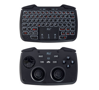 RIITEK ασύρματο gamepad & πληκτρολόγιο RK707, backlit, 2.4GHz, μαύρο RIITEK ασύρματο gamepad & πληκτρολόγιο RK707, backlit, 2.4GHz, μαύρο