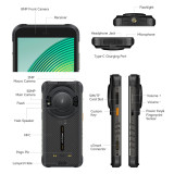 ULEFONE smartphone RugKing με ηχείο 3.5W, 5.99", 8/256GB, 9600mAh, IP68/IP69K, μαύρο