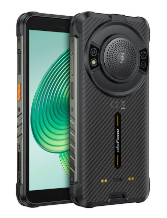 ULEFONE smartphone RugKing με ηχείο 3.5W, 5.99", 8/256GB, 9600mAh, IP68/IP69K, μαύρο
