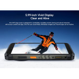 ULEFONE smartphone RugKing με ηχείο 3.5W, 5.99", 8/256GB, 9600mAh, IP68/IP69K, μαύρο