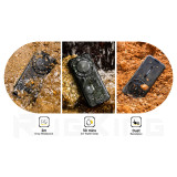 ULEFONE smartphone RugKing με ηχείο 3.5W, 5.99", 8/256GB, 9600mAh, IP68/IP69K, μαύρο
