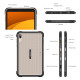 ULEFONE tablet RugKing Pad Pro, 8.68", 8/128GB, 7100mAh, IP68/IP69K/MIL-STD-810H, 4G, μαύρο ULEFONE tablet RugKing Pad Pro, 8.68", 8/128GB, 7100mAh, IP68/IP69K/MIL-STD-810H, 4G, μαύρο