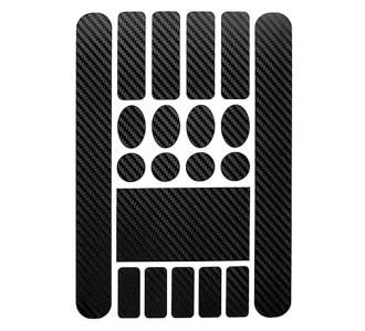 Προστατευτικά αυτοκόλλητα σκελετού ποδηλάτου RW39, μαύρα, 20τμχ Προστατευτικά αυτοκόλλητα σκελετού ποδηλάτου RW39, μαύρα, 20τμχ