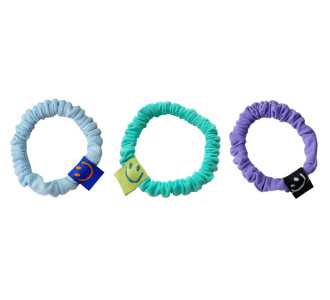 ROXXANI λαστιχάκια μαλλιών HUH-0002, διάφορα χρώματα, 3τμχ