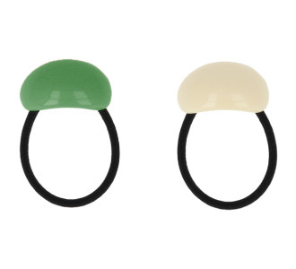 ROXXANI λαστιχάκια μαλλιών HUH-0011 με διακοσμητικό στοιχείο, 2τμχ