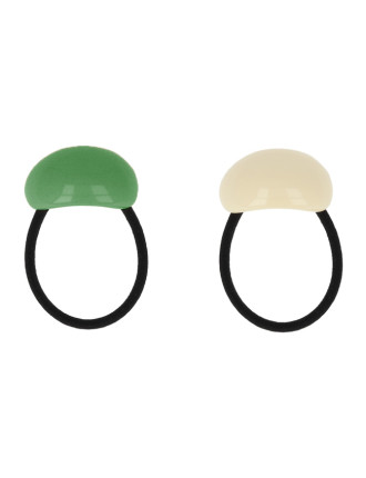 ROXXANI λαστιχάκια μαλλιών HUH-0011 με διακοσμητικό στοιχείο, 2τμχ ROXXANI λαστιχάκια μαλλιών HUH-0011 με διακοσμητικό στοιχείο, 2τμχ