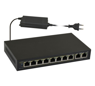 PULSAR PoE Ethernet Switch S108-90W, 10x ports 10/100Mb/s