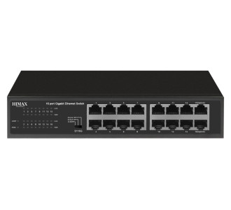 HIMAX switch S116G, 16x Ethernet θύρες, έως 1000Mbps