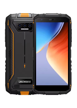 DOOGEE smartphone S41T, 5.5", 4/64GB, 6300mAh, IP68/IP69K, πορτοκαλί
