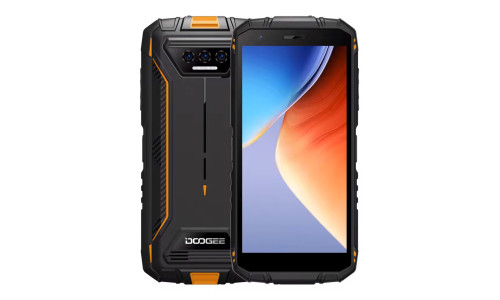 DOOGEE smartphone S41T, 5.5", 4/64GB, 6300mAh, IP68/IP69K, πορτοκαλί