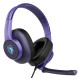 SADES gaming headset UPOWER, 3.5mm σύνδεση, 40mm, μωβ