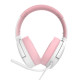 SADES gaming headset Spower, 3.5mm σύνδεση, 40mm, multi-platform, ροζ/λευκό