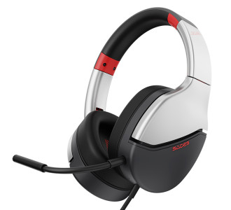 SADES gaming headset SPOWER, 3.5mm σύνδεση, 40mm, multi-platform, ασημί SADES gaming headset SPOWER, 3.5mm σύνδεση, 40mm, multi-platform, ασημί