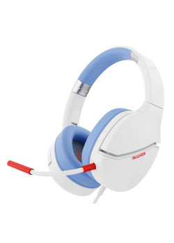 SADES gaming headset SPOWER, 3.5mm σύνδεση, 40mm, multi-platform, λευκό