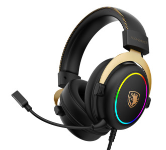 SADES gaming headset Alchemist, USB σύνδεση, 50mm, V7.1 surround, ENC, RGB, multi-platform, μαύρο SADES gaming headset Alchemist, USB σύνδεση, 50mm, V7.1 surround, ENC, RGB, multi-platform, μαύρο