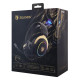 SADES gaming headset Alchemist, USB σύνδεση, 50mm, V7.1 surround, ENC, RGB, multi-platform, μαύρο