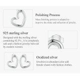 BAMOER σκουλαρίκια καρφωτά SCE1769, ασήμι 925, ασημί BAMOER σκουλαρίκια καρφωτά SCE1769, ασήμι 925, ασημί