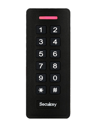 SECUKEY αυτόνομο αδιάβροχο πληκτρολόγιο πρόσβασης SCK-K2-EM, 125KHz