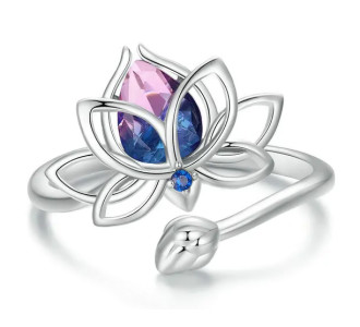 BAMOER δαχτυλίδι SCR984-E με συνθετική τουρμαλίνη, ασήμι 925, ασημί BAMOER δαχτυλίδι SCR984-E με συνθετική τουρμαλίνη, ασήμι 925, ασημί