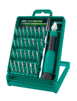 PROSKIT σετ κατσαβίδι ακριβείας SD-9802 με 30 μύτες, με θήκη, 32τμχ