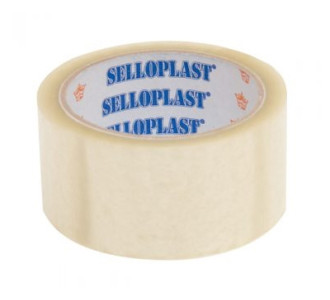 SELLOPLAST Αυτοκόλλητη ταινία SEL-005, διάφανη, 48mm, 60m, 6τμχ