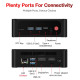 BEELINK mini PC SER5 Pro, AMD 5625U, 16GB, 500GB M.2, Windows 11 Pro
