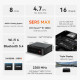 BEELINK mini PC SER5 Max, AMD 6800U, 24GB, 500GB M.2, Windows 11 Pro