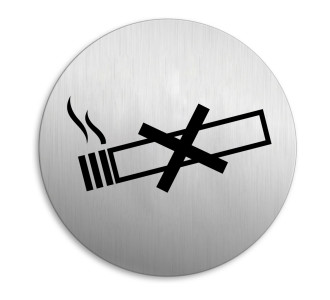 SEILFLECHTER πινακίδα απαγόρευσης καπνίσματος 972093, αυτοκόλλητη, Φ75mm