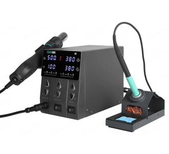 SUGON σταθμός συγκόλλησης 212 με κολλητήρι & air gun, 760W, 200-450 °C