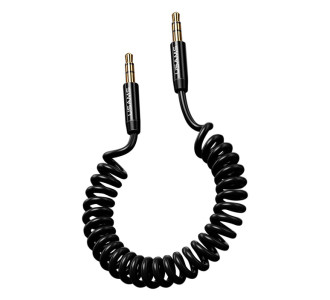 USAMS καλώδιο Jack 3.5mm SJ256, Hi-Fi stereo, 1.2m, μαύρο