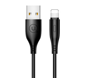 USAMS καλώδιο Lightning σε USB US-SJ266, 2A, 1m, μαύρο USAMS καλώδιο Lightning σε USB US-SJ266, 2A, 1m, μαύρο
