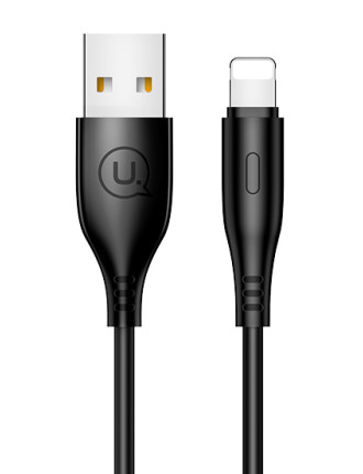 USAMS καλώδιο Lightning σε USB US-SJ266, 2A, 1m, μαύρο USAMS καλώδιο Lightning σε USB US-SJ266, 2A, 1m, μαύρο