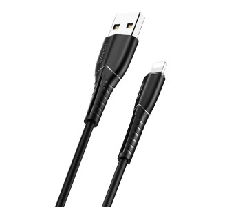 USAMS καλώδιο Lightning σε USB US-SJ364, 2A, 1m, μαύρο