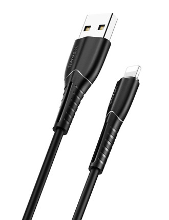 USAMS καλώδιο Lightning σε USB US-SJ364, 2A, 1m, μαύρο