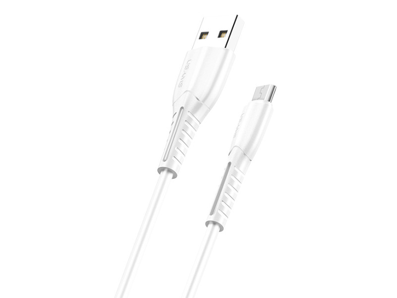 USAMS καλώδιο Micro USB σε USB US-SJ365, 10W, 1m, λευκό