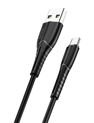 USAMS καλώδιο USB-C σε USB US-SJ366, 2A, 1m, μαύρο